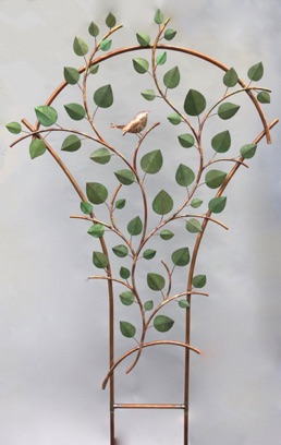 XL - Wren with Aspen leaves